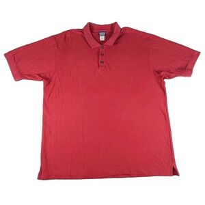 Vintage Patagonia Polo Shirt Mens XL Red Made in Portugal Short Sleeve